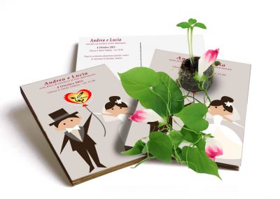 ecological wedding invitation